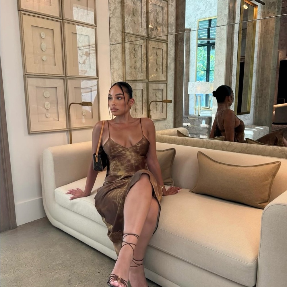 Zara Brown Maxi Dress